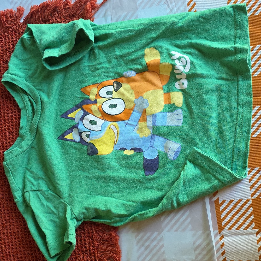 Jumping Beans Green Bluey T-Shirt